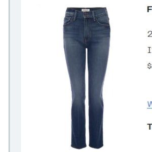 Frame Denim -  Le Sylvie Slender Straight Leg Jeans (Size 23)